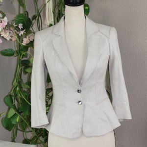 WHBM Texture Peplum NWT